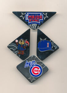 Iowa Cubs AAA Minor League Baseball 4 Pin Puzzle Set
