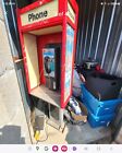 Vintage Payphone Booth Kiosk With Phone  💡!
