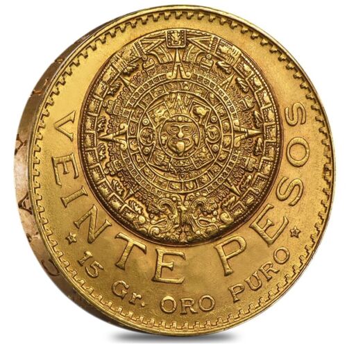 20 Pesos Mexican Gold Coin AU/BU (Random Year)