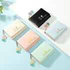 Women Wallet Trifold Snap Closure Small Wallet for Girls Card Holder-Flower