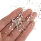 100Pcs 925 Sterling Silver Earring Hooks Ear Wires DIY Jewelry Making Findings