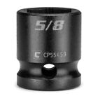 Capri Tools Stubby Impact Socket, 1/2 in. Drive, 6-Point, SAE 3/8 to 1-1/4-Inch