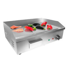 Flat Top Griddle | Teppanyaki Grill with Single Thermostat | Commercial Griddle