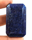 390Ct Certified African Royal Blue Big Sapphire Natural Emerald Cut Gemstone AKU
