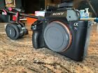 Sony Alpha a7sii mirror less camera lens camcorder A7s2 4k W/35mm Samyang.
