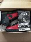 Size 12 -  FAT JOEs stage worn Nike Air Force 1 High Supreme Sheed 1of 1500 #566