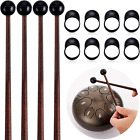 4 Pcs Steel Tongue Drum Mallets 8 Inch Glockenspiel Sticks Drum Stick Mallet and