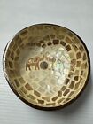 LHS Mother of Pearl Elephant Coconut Shell Bowl