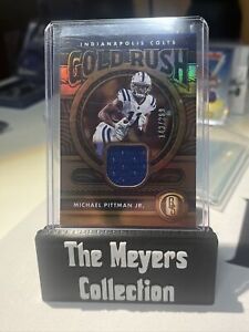 2022 Gold Standard Michael Pittman Jr #GR-MPI Gold Rush Colts Patch  /299 🔥🏈