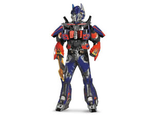 Optimus Prime Costume Transformers Halloween Cosplay Mens Mask Outfit Robot New