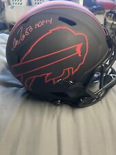 Andre Reed Signed F/S Rep Helmet Radtke Cert HOF 14 Inscribed, With Picture
