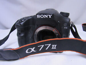Sony Alpha ILCA-A77 II Digital SLR Camera Body  ILCA-77M2 shutter count 1419