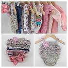 LOT Beautiful Baby Girl Clothes Size NEWBORN Outfits Sets SUMMER BUNDLE