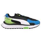 Puma Wild Rider Rollin' Lace Up  Mens Blue, Green Sneakers Casual Shoes 381517-0