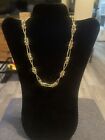Vintage gold tone chain necklace.  Nice Weight, Made Of Metal Material.