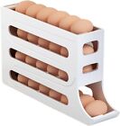 Refrigerator Egg Storage Box, Automatic Rolling Egg Holder, Fridge Egg Dispenser