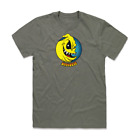 Birdhouse skateboard t-shirt with design made from original vintage sticker