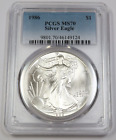 1986 PCGS MS70 | Silver Eagle - US Coin $1 #39985A
