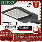 Outdoor LED Parking Lot Light Street Pole Fixture Dusk to Dawn Commercial (300W)