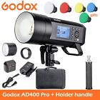 Godox AD400 Pro 400W 2.4G TTL HS Outdoor Flash + holder handle +  Cloth Filters