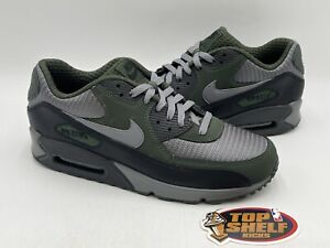 Nike Air Max 90 Essential Carbon Green 2015 Size 10.5 Used Trainer Authentic Low