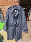 DSCP DEFENDER COLLECTION MEN'S MILITARY ALL-WEATHER TRENCH COAT 46L W LINER.VGC