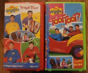 The Wiggles Wiggle Time & Toot Toot! (VHS,  2000,  Clamshell Cases)