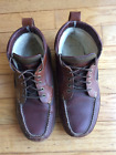 LL Bean Allagash Bison Fleece-Lined Leather Chukka Ankle Boots Men's Size 13 M