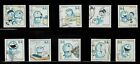 Japan 2020 Doraemon 84Y Complete Used Set of 10 Stamps Sc# 4399 a-j