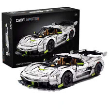 1/8 Building Blocks Set Speed Racing Diy Build Sport Car Bricks Kids Toys Gift
