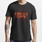 HOT SALE! Chuck's Cafe (distressed look) Essential T-Shirt Size S-5XL