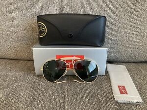 Ray-Ban Outdoorsman RB3030 L0216 Classic Green G-15 Lens with Gold Frame 58mm