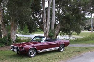 1967 Ford Mustang 67 Mustang  Convertible GT Package 289 Auto PS, PB, DB, PT, AC