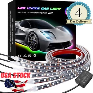 KORJO Car Underglow Lights, 6 Pcs Bluetooth Led Strip Lights with Dream Color**