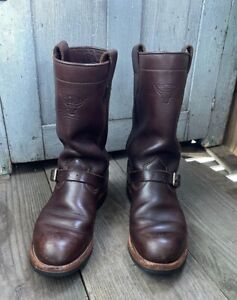 men's Dayton “Rider” brown dress engineer boots sz 8E