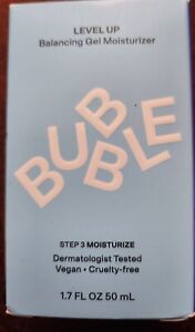 Bubble Skincare • Level Up Balancing Gel Moisturizer • Shine-Free 1.7 fl oz NIB