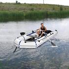 10ft Dinghy Boats 4 Person Inflatable Fishing Kayak Raft Sport Boat White