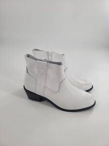 Vionic Roselyn White Ankle Boot Size 7