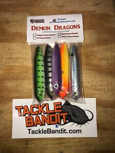 Demon Dragon Lures Inline Floats/rattles Variety 5 pack with FREE SHIPPING!