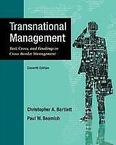 Transnational Management: Text, Cases & Readings in Cross-Border Management