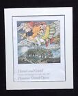 Maurice Sendak signed Hansel & Gretel Print Houston Grand Opera 1997