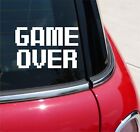 GAME OVER DECAL STICKER FUNNY RETRO 8 BIT VIDEO GAME SYSTEM CAR TRUCK