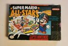 Super Mario All-Stars SNES Super Nintendo Authentic Complete CIB RaRe