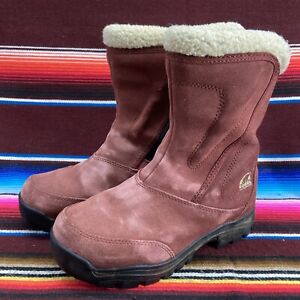 Sorel Boots Womens 6.5 Water Fall Suede Leather Waterproof  Thinsulate Ultra