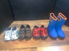 Lot of 4 Boys Toddler Shoes size 6,9,11,12 , Thomas ,Geox , Keen , Bogs