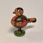 Hand Painted Russian Wooden Bird Whistle Hand Carved Folk Art Made in Russia 3