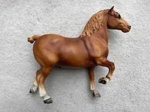 GORGEOUS Vintage Breyer Horse #94 Sorrel Chestnut Belgian Draft BASE-COAT CHALKY