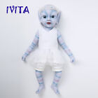 IVITA 18'' Silicone Reborn Baby Girl Fairy Doll Can Take Pacifier 2000g