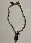 American Girl Rebecca's Beforever Meet Accessories Necklace Purple RARE