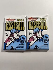 (2) 2021 Topps Heritage High Number Baseball Factory Sealed Pack LOT!